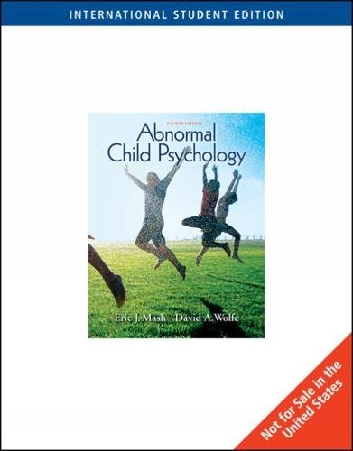 Stock image for Abnormal Child Psychology, International Edition for sale by MusicMagpie