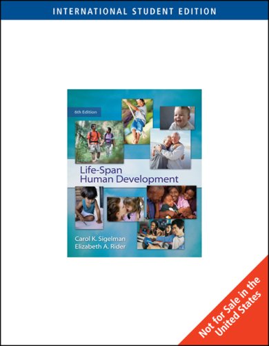 Beispielbild fr Life-Span Human Development (6th/Intl Edn) zum Verkauf von Anybook.com