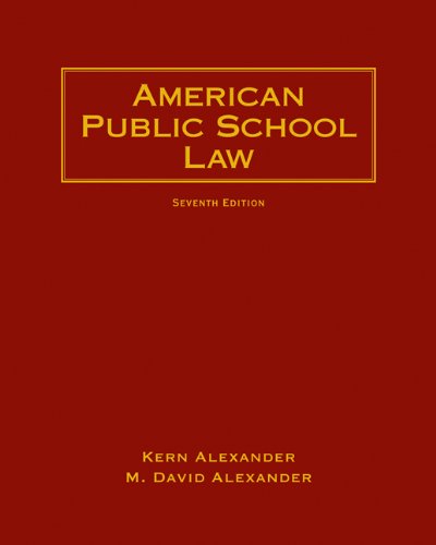 Beispielbild fr American Public School Law zum Verkauf von BooksRun
