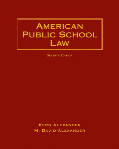 Imagen de archivo de American Public School Law a la venta por Better World Books