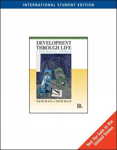9780495506201: Development Through Life: A Psychosocial Approach, International Edition