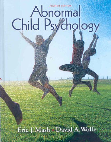Imagen de archivo de Abnormal Child Psychology (Available Titles CengageNOW) a la venta por SecondSale