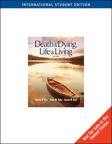 Imagen de archivo de Death and Dying: Life and Living a la venta por ThriftBooks-Atlanta