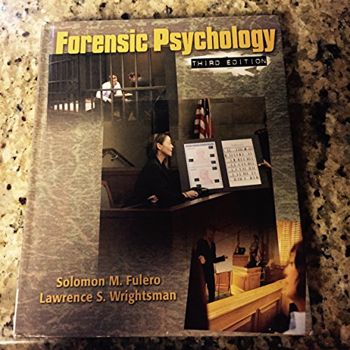 Imagen de archivo de Forensic Psychology a la venta por BooksRun