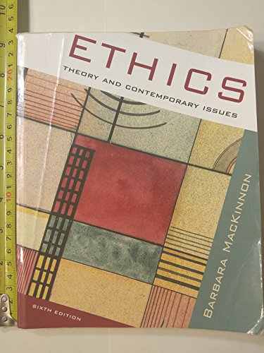 Beispielbild fr Ethics: Theory and Contemporary Issues zum Verkauf von BooksRun