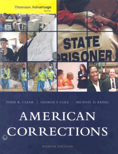 Beispielbild fr Cengage Advantage Books: American Corrections zum Verkauf von HPB-Red