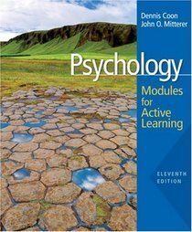 Imagen de archivo de Concept Modules With Note Taking and Practice Exams: For Coon and Mitterer's Psychology: Modules for Active Learning [Paperback] Cochran, Claudia and Talbot, Shawn a la venta por BennettBooksLtd