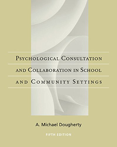 Beispielbild fr Casebook of Psychological Consultation and Collaboration in School and Community Settings zum Verkauf von Wonder Book