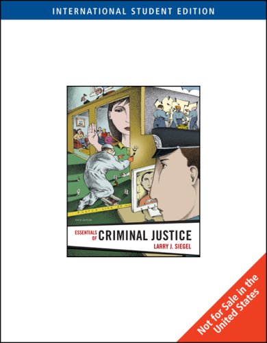 Stock image for Essentials of Criminal Justice, International Edition for sale by Mispah books