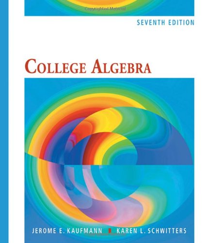 9780495554035: College Algebra (Available 2010 Titles Enhanced Web Assign)