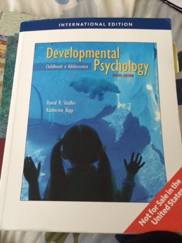 Stock image for Developmental Psychology: Childhood and Adolescence for sale by WorldofBooks