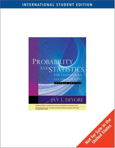 Imagen de archivo de Probability and Statistics for Engineering and the Sciences (International Edition) a la venta por ThriftBooks-Atlanta