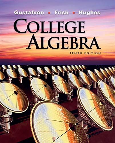 Beispielbild fr College Algebra (Available 2010 Titles Enhanced Web Assign) zum Verkauf von SecondSale