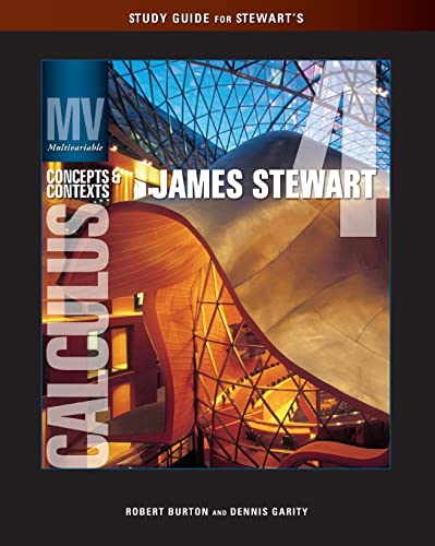 

Study Guide for Stewart's Multivariable Calculus: Concepts and Contexts, Enhanced Edition, 4th