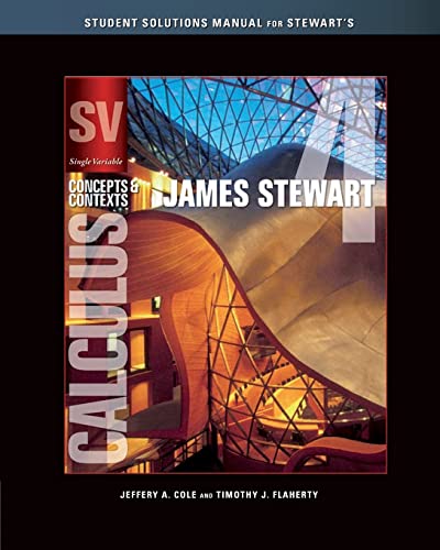Imagen de archivo de Student Solutions Manual (Chapters 1-8) for Single Variable Calculus: Concepts and Contexts, Enhanced Edition, 4th a la venta por ThriftBooks-Reno