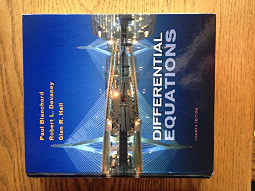 Stock image for Differential Equations for sale by Better World Books