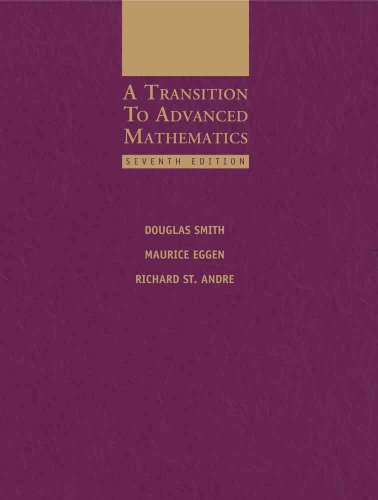 9780495562023: A Transition to Advanced Mathematics