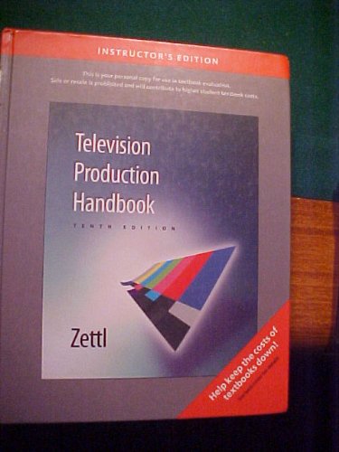 Beispielbild fr Television Production Handbook Instructor's Edition zum Verkauf von BookHolders