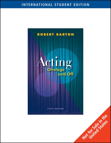 Beispielbild fr Acting: Onstage and Off zum Verkauf von Reuseabook