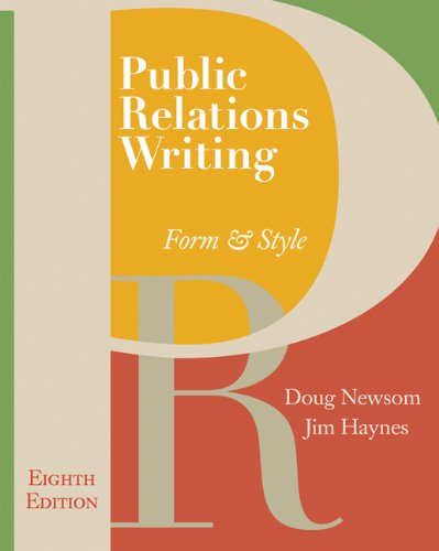 Stock image for Public Relations Writing: Form & Style for sale by ThriftBooks-Atlanta
