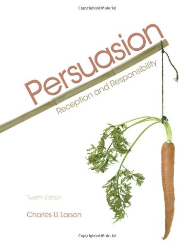 9780495567509: Persuasion: Reception and Responsibility