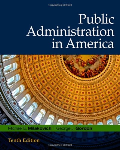 Beispielbild fr Public Administration in America zum Verkauf von BooksRun