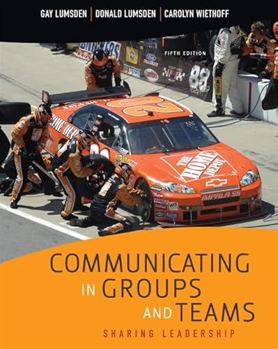 Imagen de archivo de Communicating in Groups and Teams: Sharing Leadership a la venta por BooksRun