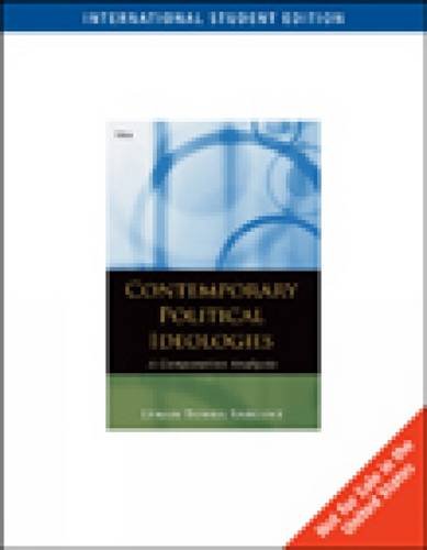 Beispielbild fr Contemporary Political Ideologies: A Comparative Analysis zum Verkauf von Anybook.com