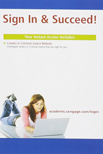 Beispielbild fr Careers in Criminal Justice Printed Access Card zum Verkauf von HPB-Red