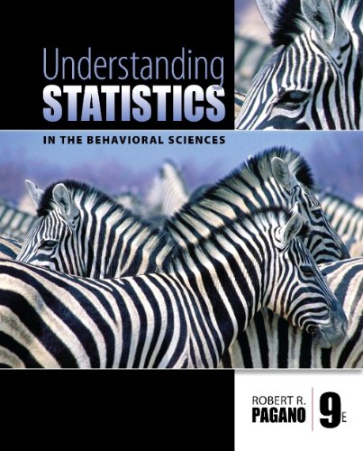 Imagen de archivo de Study Guide for Pagano  s Understanding Statistics in the Behavioral Sciences, 9th a la venta por HPB-Red