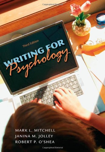 9780495597810: Writing for Psychology, 3rd Edition