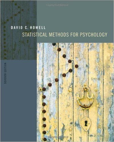 Imagen de archivo de Statistical Methods for Psychology a la venta por ThriftBooks-Atlanta