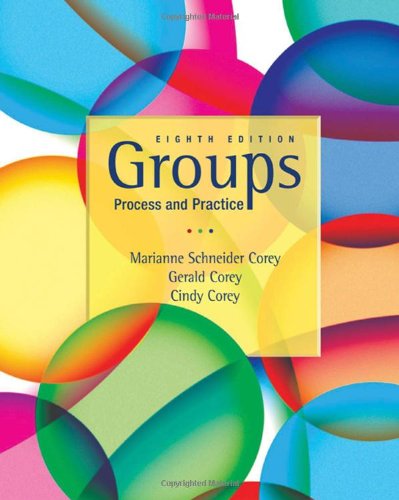 Stock image for Groups Process and Practice, 8th Edition for sale by Your Online Bookstore