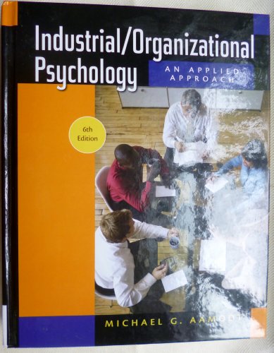 Beispielbild fr Industrial/Organizational Psychology zum Verkauf von Better World Books