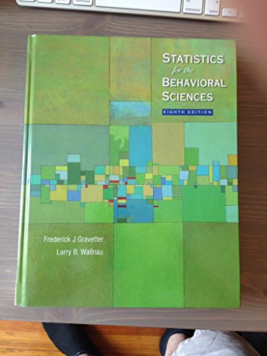 Beispielbild fr Statistics for the Behavioral Sciences (Available Titles Aplia) zum Verkauf von SecondSale