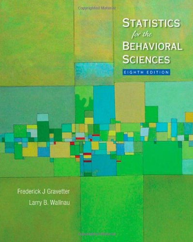 9780495602200: Statistics for the Behavioral Sciences