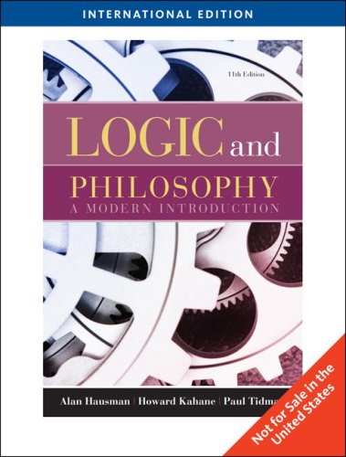 Beispielbild fr Logic and Philosophy: A Modern Introduction zum Verkauf von AwesomeBooks