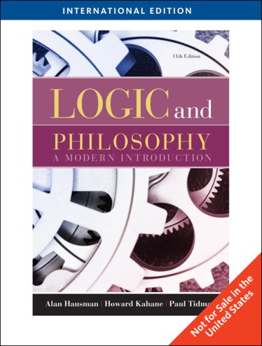 Imagen de archivo de Logic and Philosophy: A Modern Introduction a la venta por AwesomeBooks