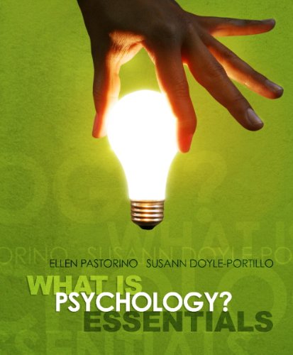 Imagen de archivo de What Is Psychology? Essentials a la venta por ThriftBooks-Dallas