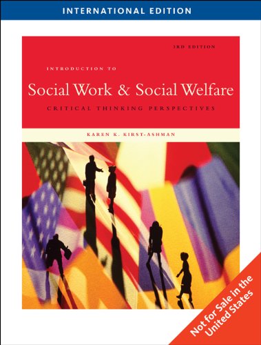 9780495604297: Introduction to Social Work and Social Welfare: Critical Thinking Perspectives