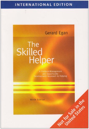 Stock image for The Skilled Helper, International Edition: A Problem-Management and Opportunity-Development Approach to Helping for sale by WorldofBooks