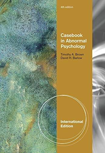 Stock image for CASEBOOK IN ABNORMAL PSYCHOLOGY, INTERNATIONAL EDITION, 4TH EDITION for sale by Basi6 International