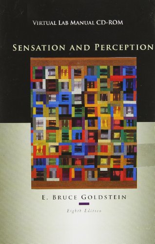 Stock image for Virtual Lab Manual CD-ROM for Goldstein's Sensation and Perception, 8th for sale by SecondSale