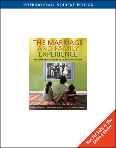 Stock image for The Marriage and Family Experience for sale by Books Puddle