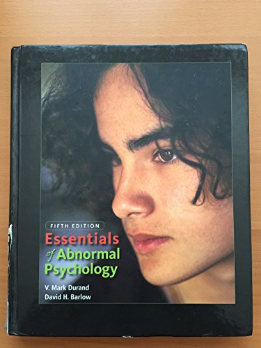 Imagen de archivo de Essentials of Abnormal Psychology, 5th Edition a la venta por HPB-Red