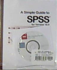 9780495665861: A Simple Guide to SPSS for Version 16.0