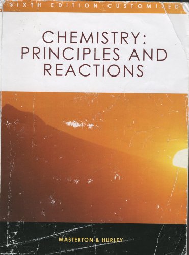 Beispielbild fr Chemistry, Principles and Reactions (6th edition customized) PAPERBACK (Chemistry: Principles and Re zum Verkauf von ThriftBooks-Atlanta