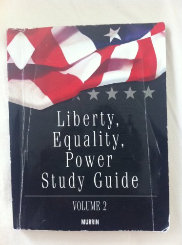 Stock image for Liberty, Equality and Power Study Guide Volume 2 for sale by Bookshelfillers