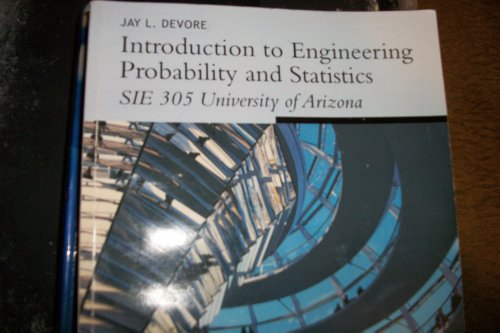 Imagen de archivo de Introduction to Engineeering Probability and Statistics a la venta por HPB-Red