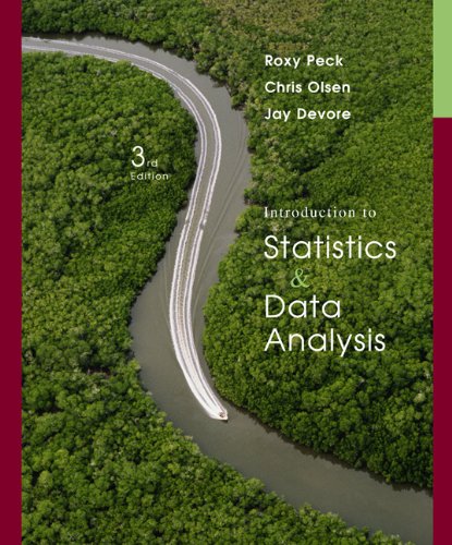 Bundle: Introduction to Statistics and Data Analysis (with CengageNOW Printed Access Card), 3rd + SPSS Integrated Student Version 16.0 (9780495739845) by Peck, Roxy; Olsen, Chris; Devore, Jay L.